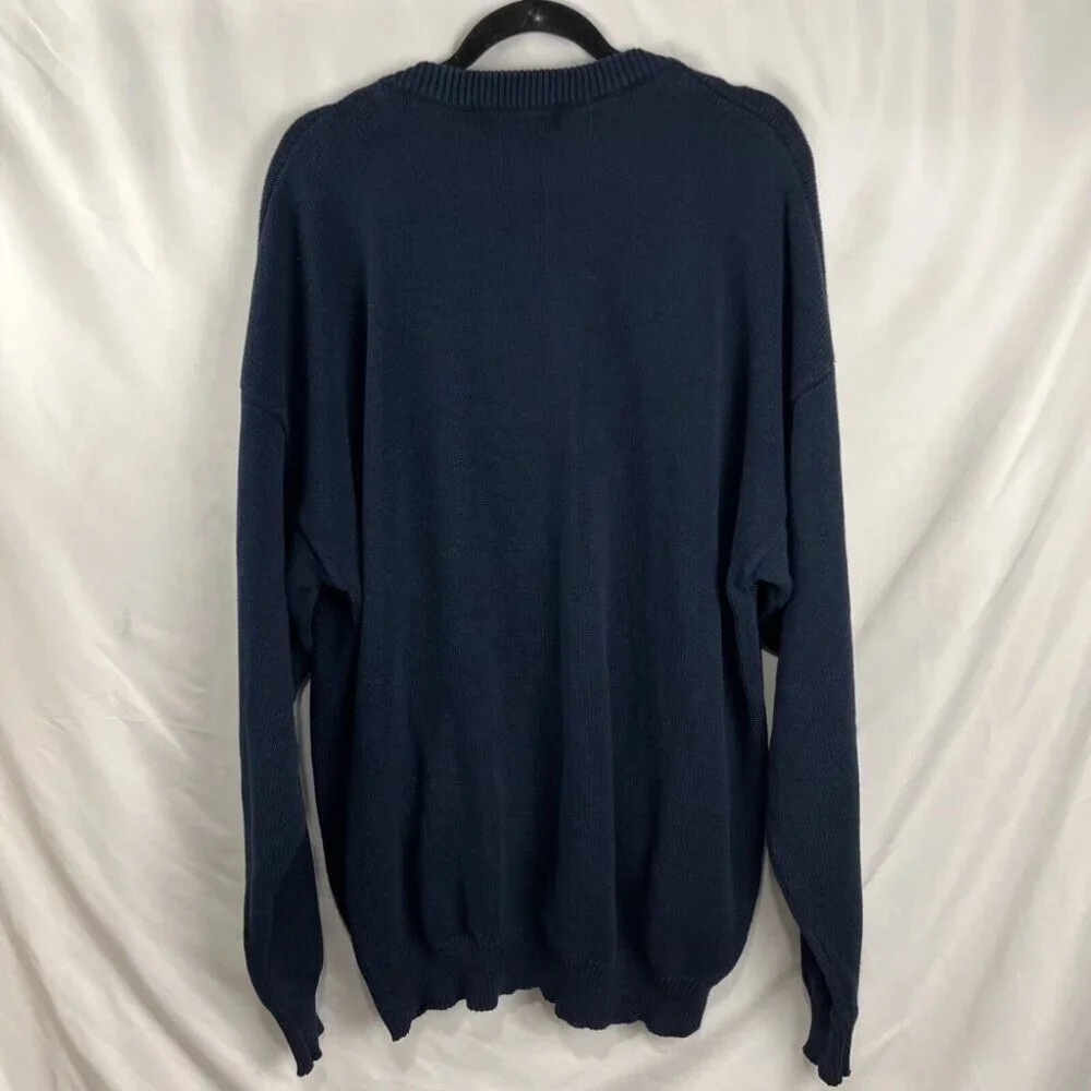 Modango Vintage 90s Cotton Golf Cardigan Sweater Mens Size XL - Picture 5 of 10